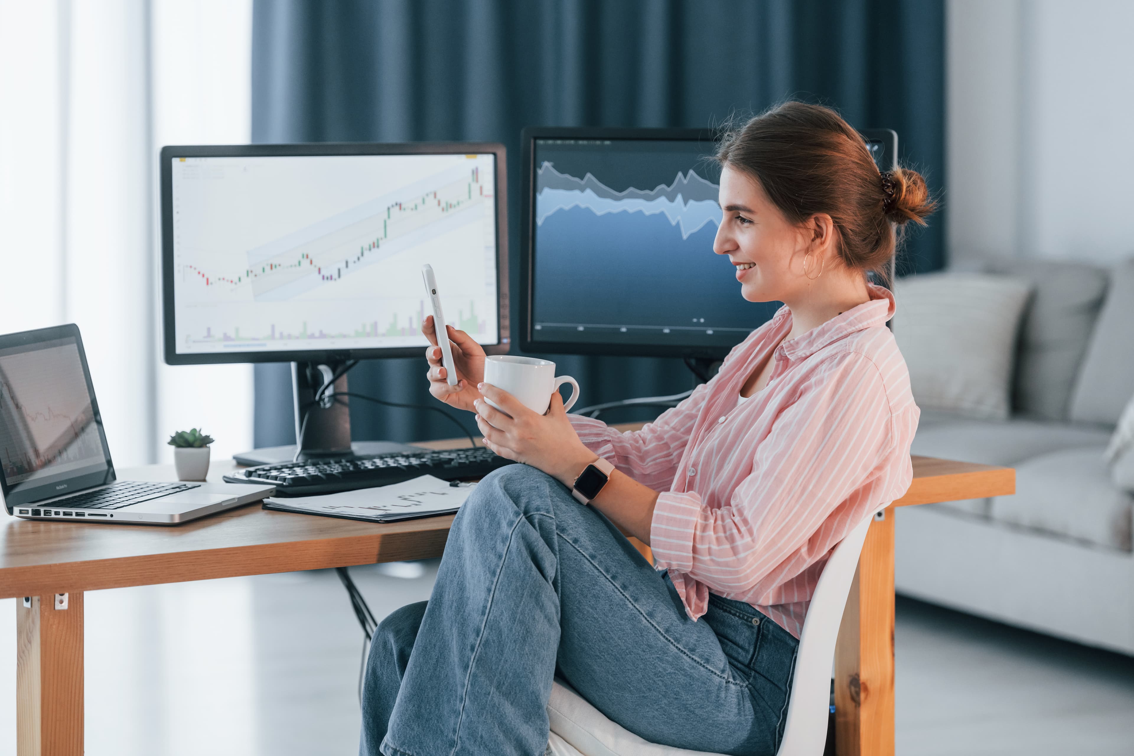 מסכי דשבורד של MyInvest